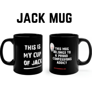 This is MY cup of JACK  11oz Black Mug