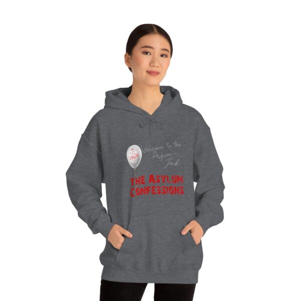 Welcome to the Asylum... Hooded Sweatshirt - Image 12