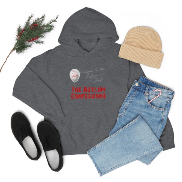 Welcome to the Asylum... Hooded Sweatshirt - Image 17
