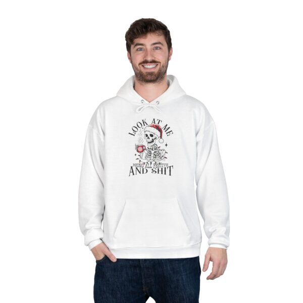 Look at Me All Christmas...Unisex EcoSmart® Pullover Hoodie Sweatshirt - Image 3