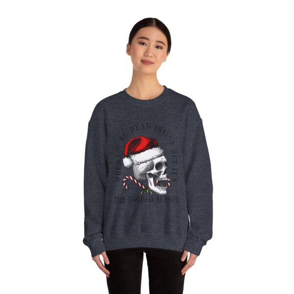 But it's the Holiday Season: Skeleton Santa Sweatshirt - Image 28