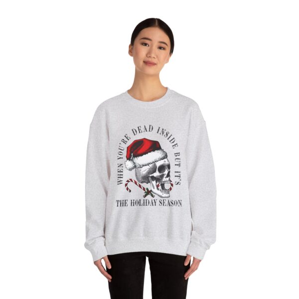 But it's the Holiday Season: Skeleton Santa Sweatshirt - Image 8