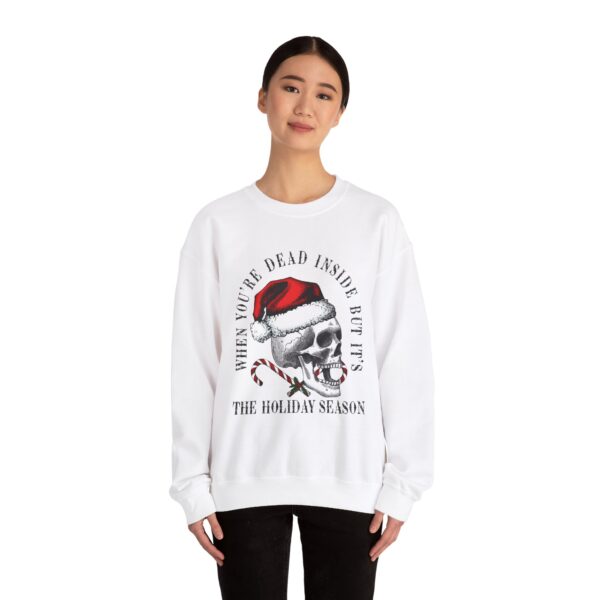 But it's the Holiday Season: Skeleton Santa Sweatshirt - Image 2