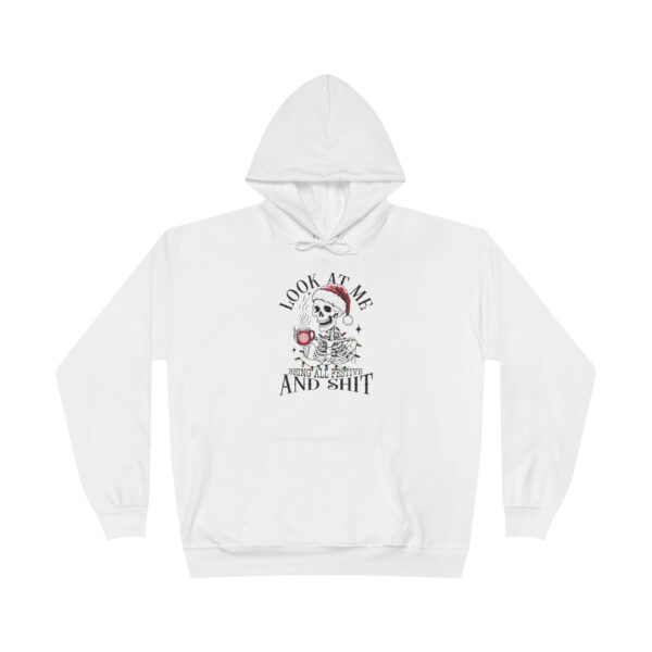 Look at Me All Christmas...Unisex EcoSmart® Pullover Hoodie Sweatshirt - Image 4