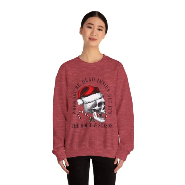 But it's the Holiday Season: Skeleton Santa Sweatshirt - Image 32