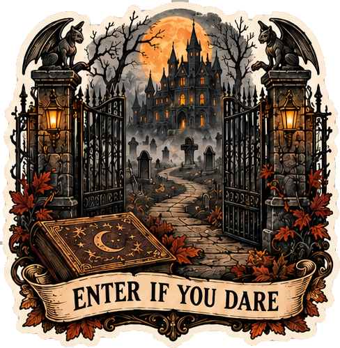 Enter If You Dare Sticker